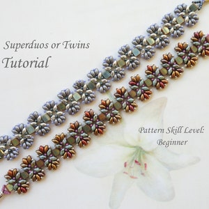 EPI de BLÉ superduo beaded bracelet beading tutorial and pattern seed bead beadwork jewelry beadweaving tutorial beading pattern instruction