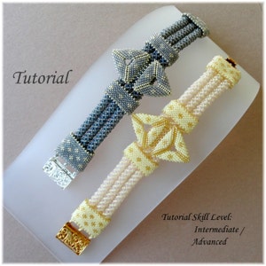 Tutorial de abalorios para pulsera de SEKHMET, patrón de tejido de abalorios, abalorios de semillas, joyería, tutoriales de tejido de abalorios, instrucciones de patrones de abalorios