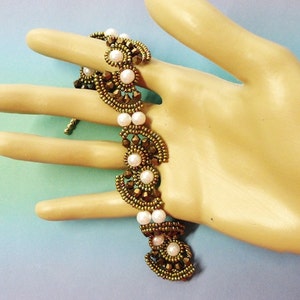 TAIPAI beaded bracelet beading tutorial beadweaving pattern seed bead beadwork jewelry beadweaving tutorials beading pattern instructions