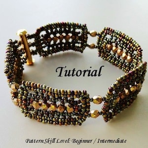 GODIVA Beaded Bracelet Beading Tutorial Beadweaving Pattern - Etsy