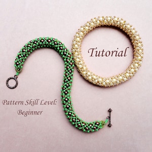 Bracelet ou manchette en perles ELIXIR tutoriel de tissage de perles modèle de tissage de perles de rocaille bijoux tutoriel de tissage de perles instructions pour le modèle de perles
