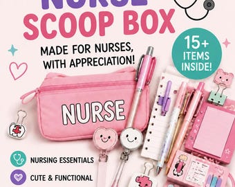Nurse Scoop Box | 10+ Nursing Essentials & Stationery Goodies