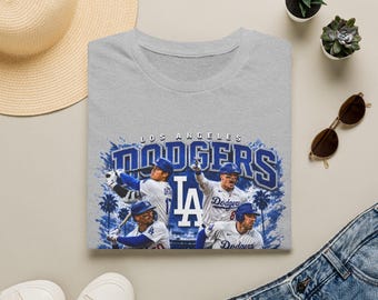 LA Dodgers casual T-shirt, baseball fan gift