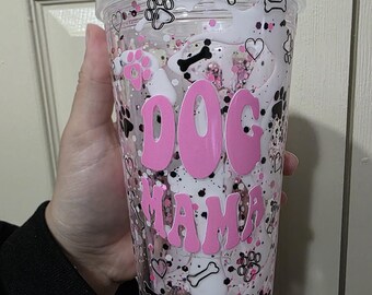 16 Unzen Dog Mama Lava Tropfbecher