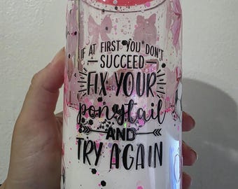 16 oz soccer lava drip tumbler