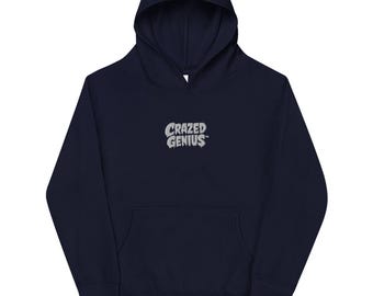 Crazed Genius Kids Fleece Hoodie (Embroidery)