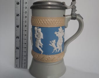 Mettlach .25 L German Beer Stein