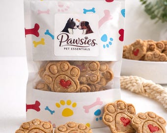 Paws On My Heart (Peanut Butter and Chicken Flavor) Dog Treats