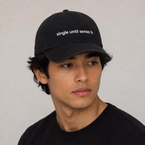 Single Cap Serie B, Risikokapital Geschenk für Gründer, Tech Bros, Stickerei