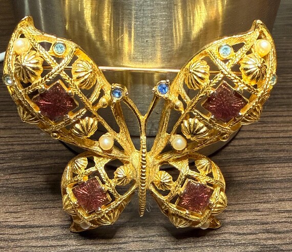Vintage Avon Butterfly Brooch