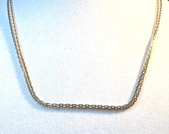 Vintage Napier Gold Tone Link Chain Necklace