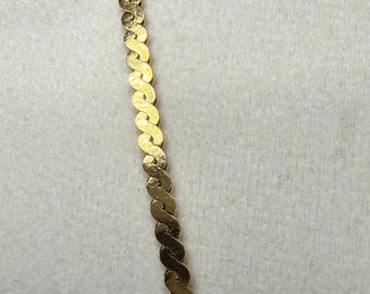 Napier Gold Tone S-Link Chain Necklace