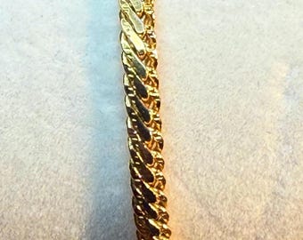 Napier Gold Tone Woven Chain Bracelet