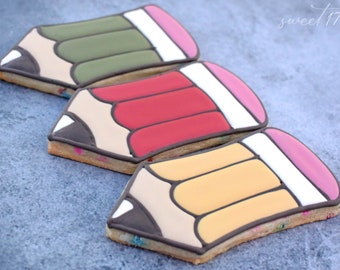 Teacher Appreciation School Sugar Cookies (Set of Six)