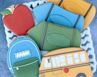 Back to School Sugar Cookies (Set of Six)