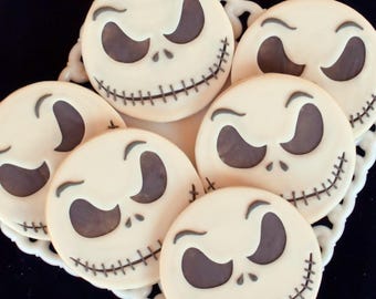 Jack Skeleton Sugar Cookies (Set of Six)