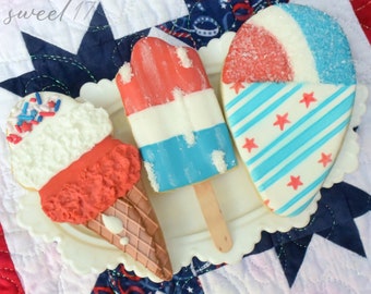 Fourth of July Sugar Cookies Gift Box Set