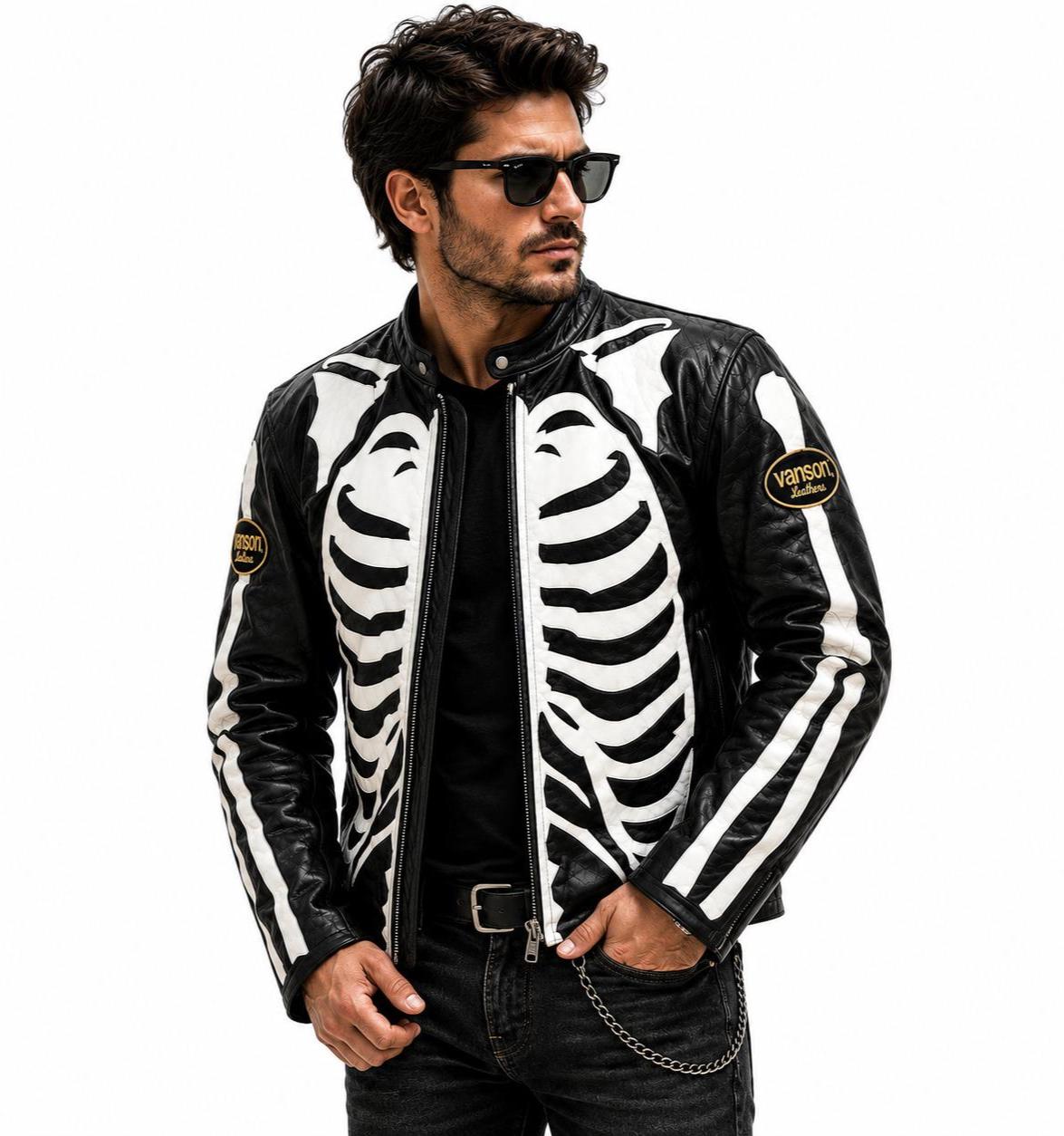 biker jacket vanson wolverine jacket
