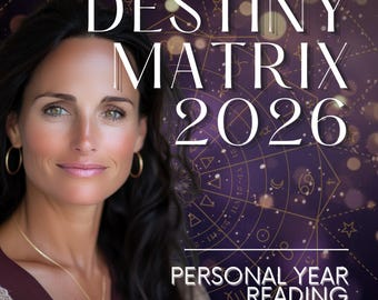 Destiny Matrix Reading | Karmic Map Life Purpose Soul Mission | Personalized 2026 Numerology PDF | Deep Spiritual Analysis