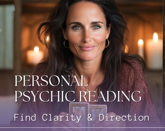 Personal Psychic Reading | Energy Clarity Spiritual Guidance | Intuitive Insight PDF | Find Your Direction Fast