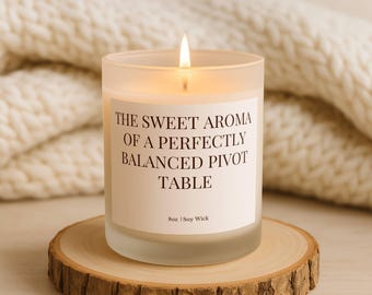 Spreadsheet Nerd Humor Gift, Office Humor Candle, Accountant Gift, Work from home gift, excel lover gift, data analyst funny humor candle