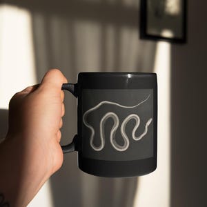 Vintage Snake X-Ray Mug | 1896 Aesculapian Serpent Science Cup