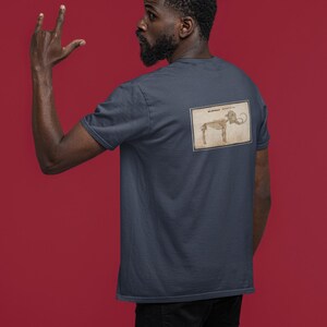 Vintage Mammoth Skeleton T-Shirt | Orra White Hitchcock Paleontology Graphic Tee image 9