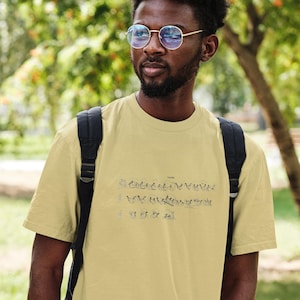 J.J. Grandville Surrealist Music Notes T-Shirt | Dancing Clef Graphic Tee | Dark Academia Musician Apparel