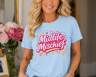 中年期のいたずらグラフィックTシャツ｜面白いジェネレーションX世代の女性用シャツ、更年期ユーモア