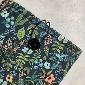 Rifle Paper Co fabric BOOK sleeve / tablet sleeve / book sleeve / Optional pocket / Bookish gift / padded