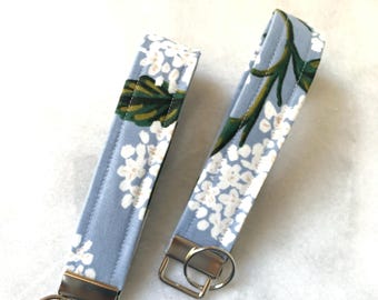 Rifle Paper Co. keyfob wristlet - Hydrangea - Meadow Floral - Keychain wristlet