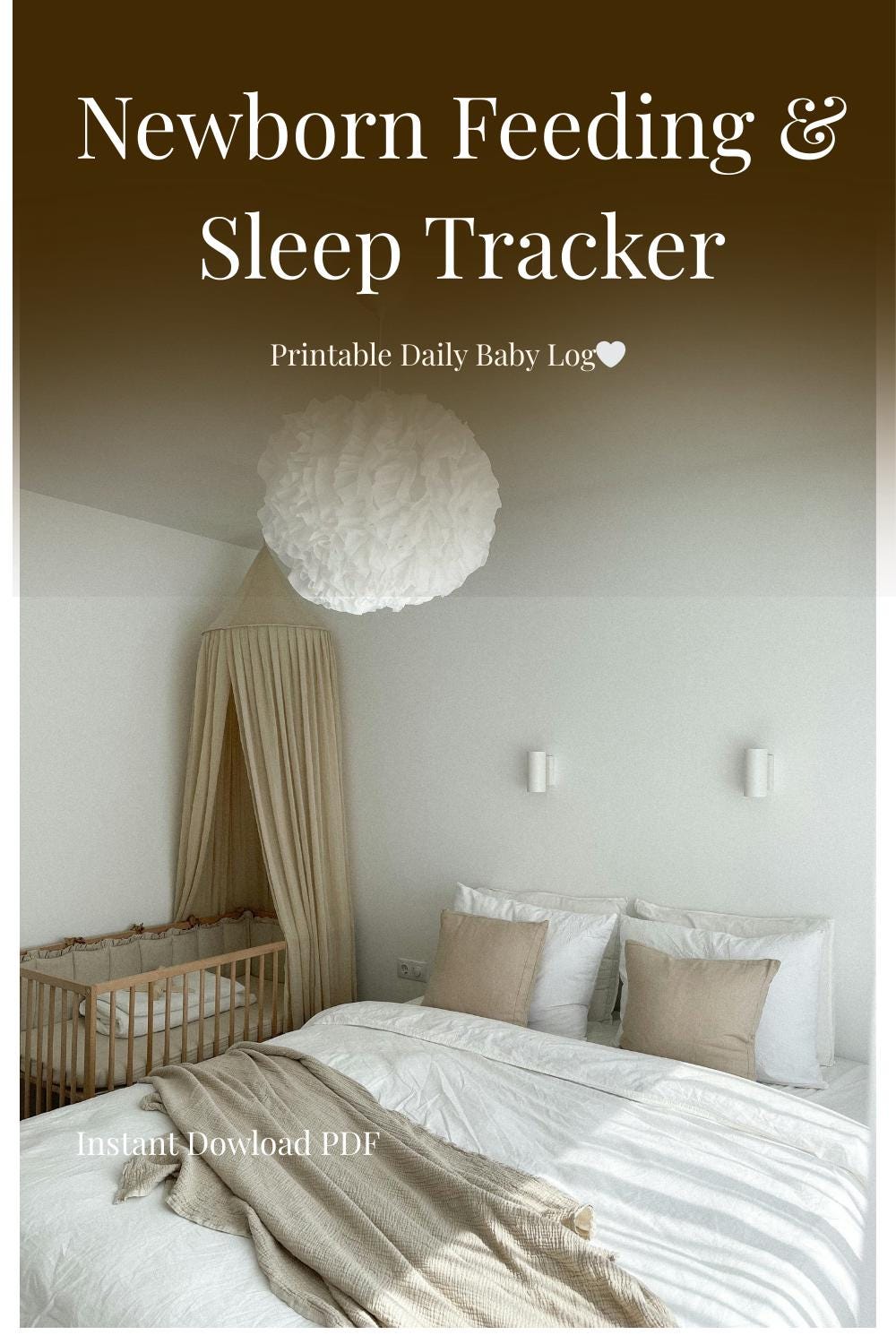 Newborn Feeding & Sleep Tracker Printable| Daily Baby Log | Feeding ...