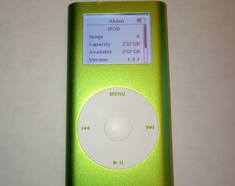 Green iPod Mini 2nd Gen (Refurbished&Upgraded)