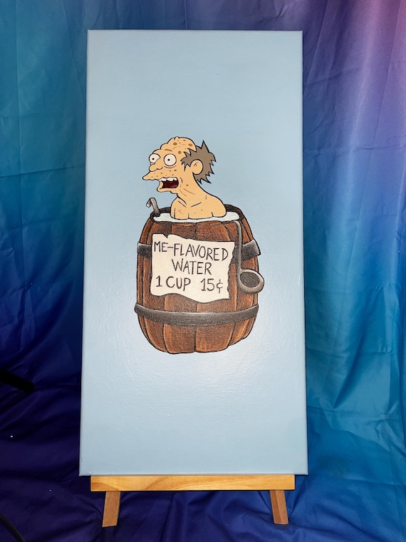 Me-Flavored Water, 15 Cents Acrylic Painting