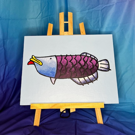 Nostalgic Fish Paintings Set