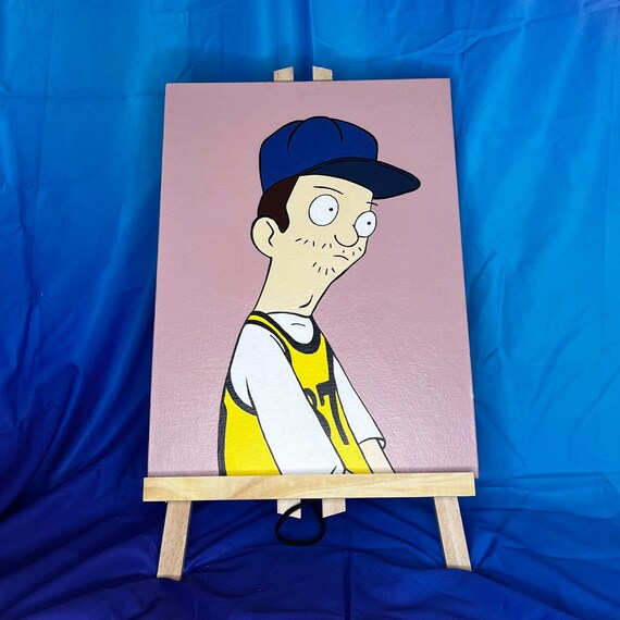 Flips WhiteFudge Acrylic Painting on Canvas Board (9"x12")