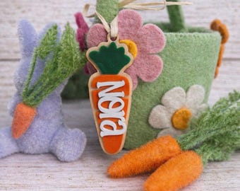 Personalisierte Ostern Korb Namen Tag