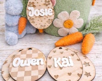 Personalisierte Osterei Namen Tag