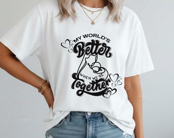 Better Together – draagtas babyshirt moeder | Bijpassende outfit voor moederschap