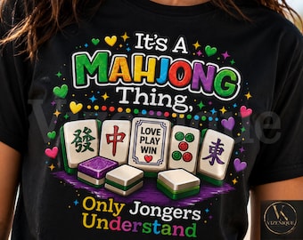 Mahjong-shirt, Het is een Mahjong-ding, Jongeren begrijpen het T-shirt
