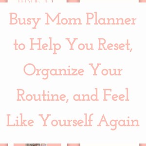 Mom Gift New Mom Gift Planner Printable Stress Relief Stress Planner Wellness Organizer SelfCare Organizer Aesthetic Overwhelmed Mom Planner image 16