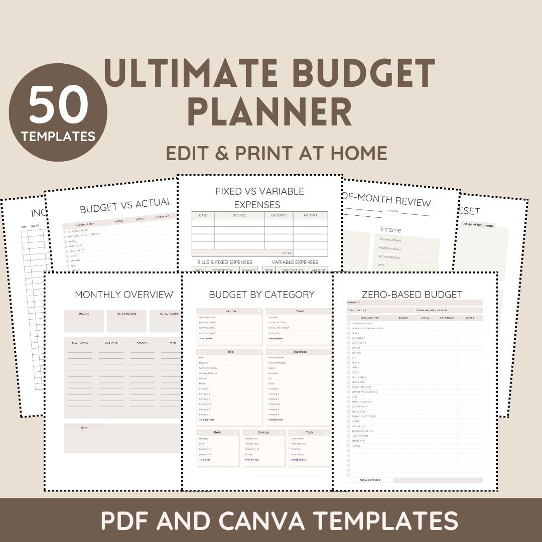 Budget Planner Templates Business Expense Tracker Business Expense
