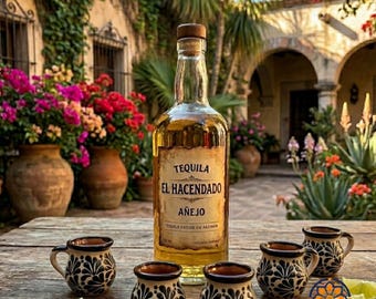 Shot de Tequilero Talavera peint à la main | Mini tasse en céramique florale à relief mexicain | Expédié du Texas