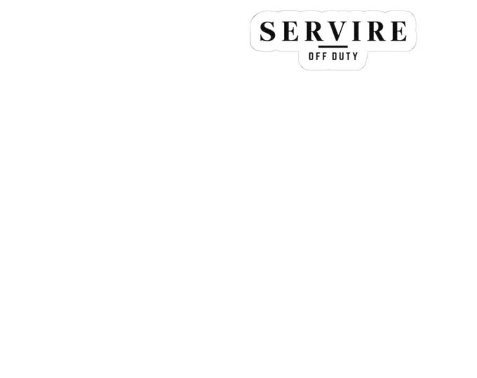 Servire Off Duty | Kiss-Cut Sticker