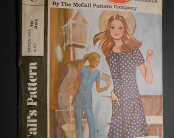 McCalls C, Post Cereal, Dress, Tunic, Pants, size 10