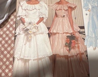Butterick  6303, wedding, bridesmaid, sewing pattern, size 10 and 12.  12/23