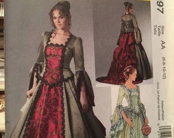 McCalls 6097, renaissance skirt and blouse, Victorian Costume