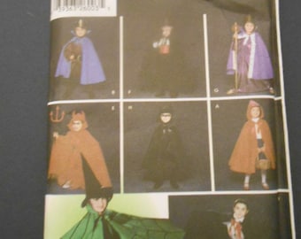 Simplicity 5927  Size 3-8, capes, spider,red ridinghood, devil, dracula, dress