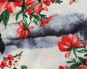 Flower fabric, 10/22