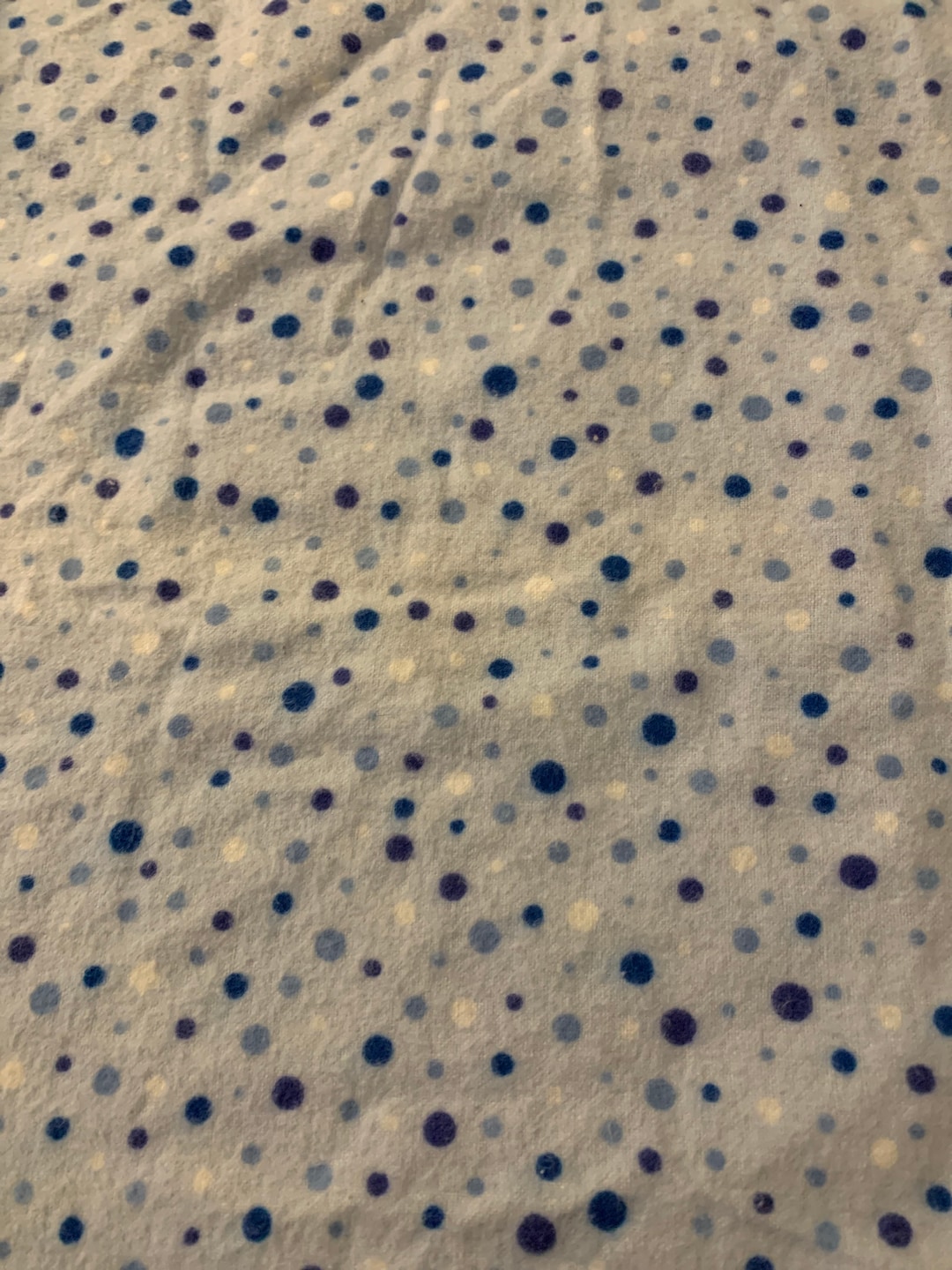 Flannel Dots, Baby, Print Cotton Fabric. 3/22. Etsy